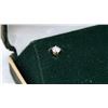 Image 2 : 14K YELLOW GOLD ROUND BRILLIANT DIAMOND EARRINGS