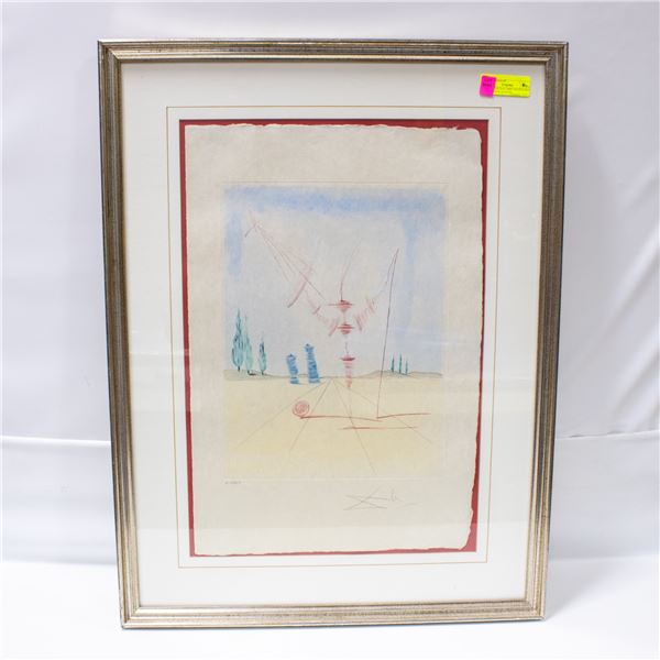 SALVADOR DALI ORIG SIGNED ART 210/300 DON QUIXOTE