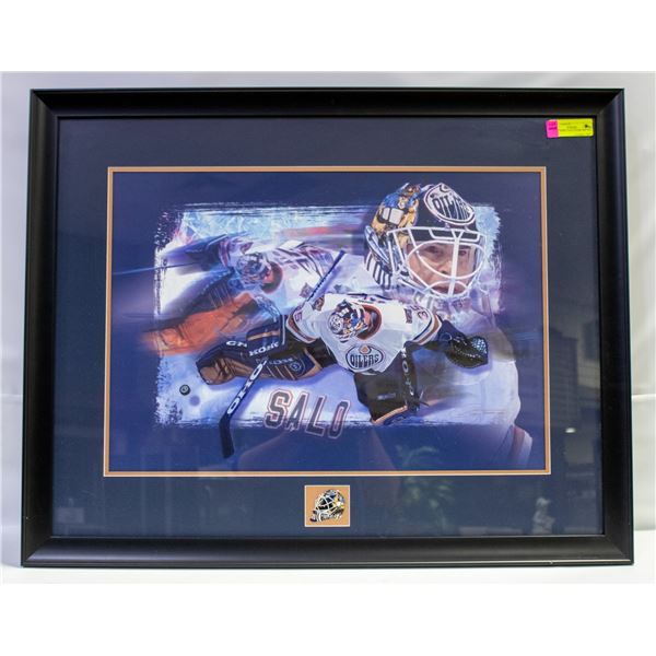 2001 TOMMY SALO OILERS ART BY GERRY