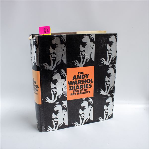 1989 ANDY WARHOL DIARIES HARDCOVER BOOK 1ST EDIT