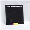 Image 1 : 1985 ANDY WARHOL PRINTS HARDCOVER BOOK