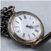 Image 2 : ANTIQUE SILVER HUNTING POCKET WATCH