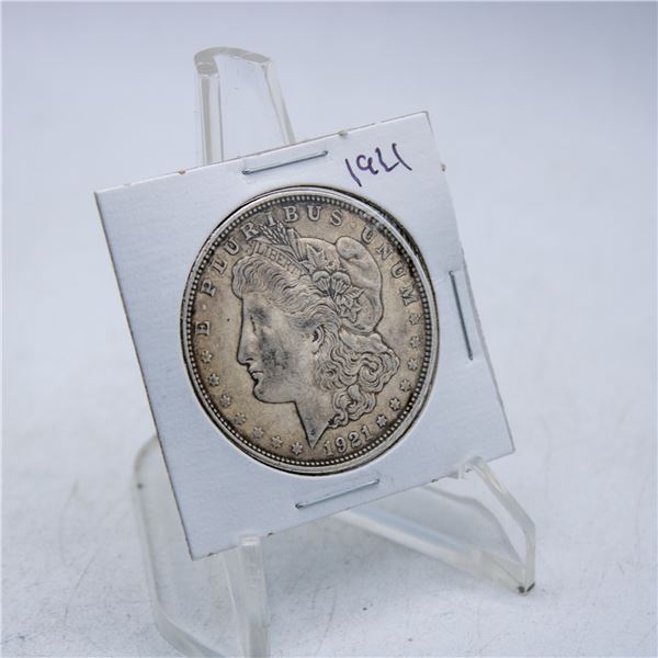 1921 US SILVER MORGAN DOLLAR COIN