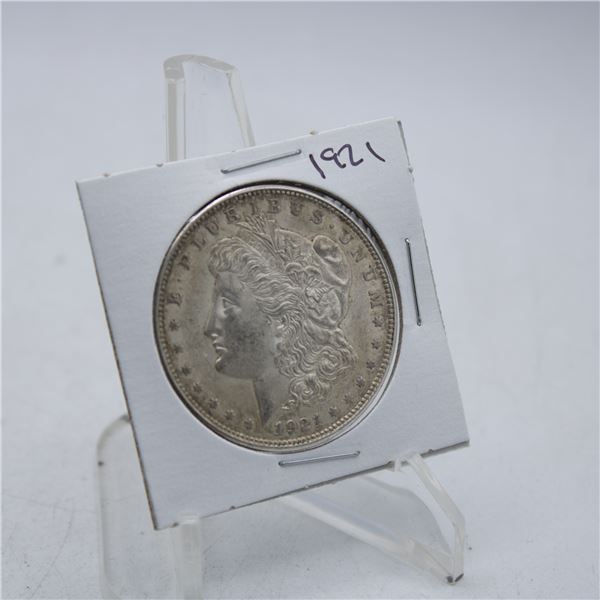 1921 US SILVER MORGAN DOLLAR COIN