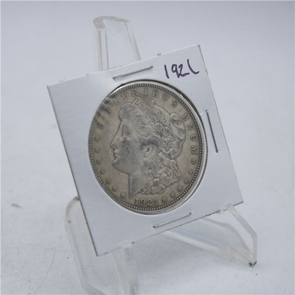 1921 US SILVER MORGAN DOLLAR COIN