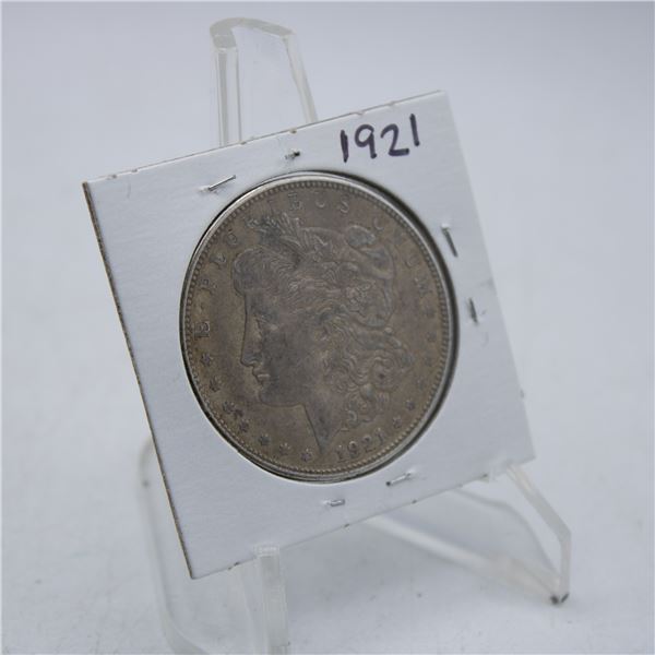 1921 US SILVER MORGAN DOLLAR COIN