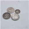 Image 1 : LOT OF 4 1800S UP SILVER COINS