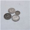 Image 2 : LOT OF 4 1800S UP SILVER COINS