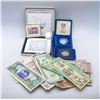 Image 1 : LOT OF MONEY COINS AND STAMPS