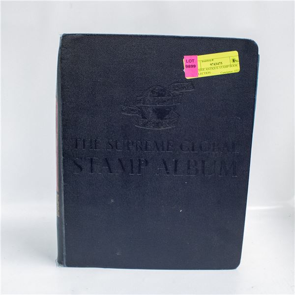 MASSIVE ANTIQUE STAMP BOOK COLLECTION
