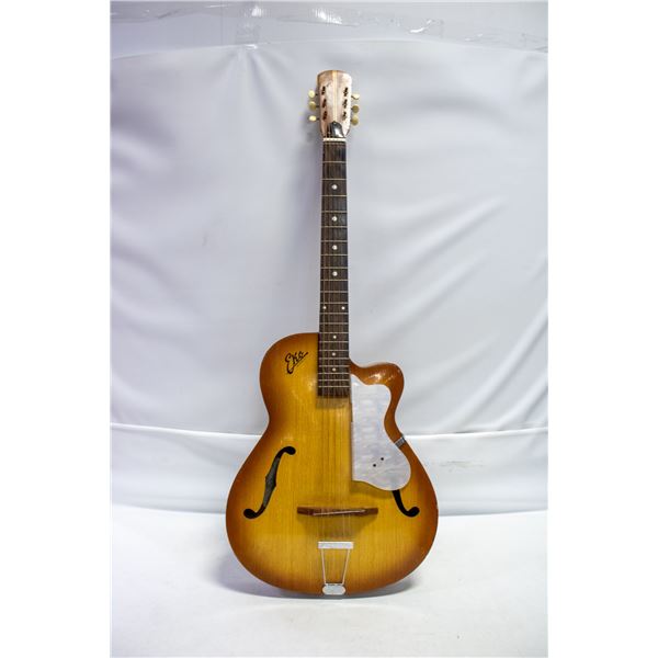 1950S ITALIAN EKO HOLLOW BODY GUITAR W CASE