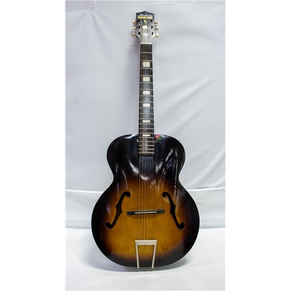 1950S HARMONY MASTER HOLLOW BODY GUITAR W CASE