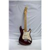 Image 1 : FENDER STRATOCASTER GUITAR MEXICO DK WINE W CASE