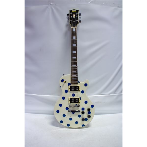 1960S RAVEN LES PAUL ELECTRIC POLKA DOT W CASE