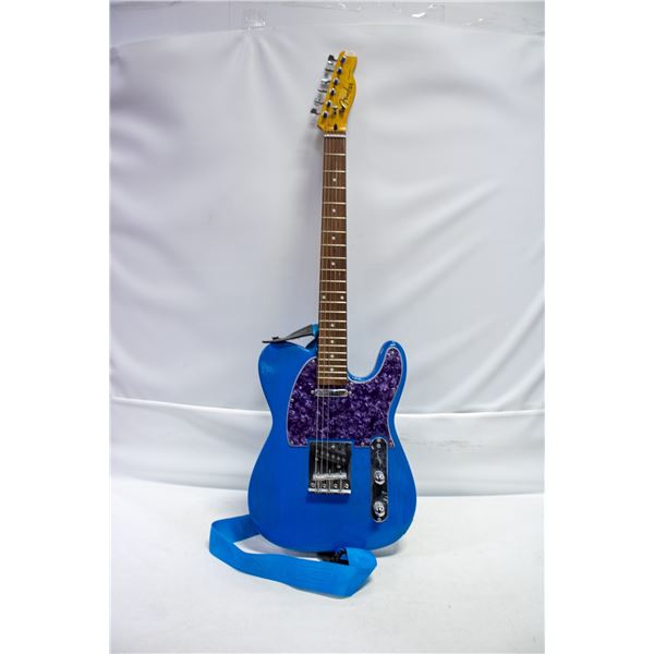 VTG FENDER TELECASTER GUITAR MEXICO BLUE W CASE
