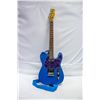 Image 1 : VTG FENDER TELECASTER GUITAR MEXICO BLUE W CASE