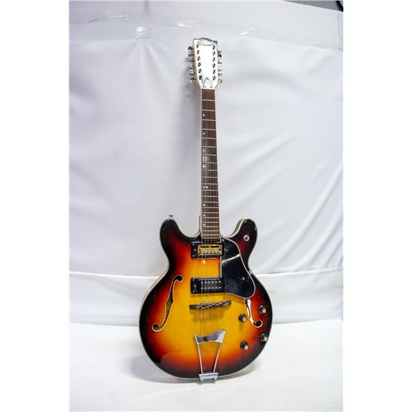 1950S ARIA 12 STRING ELECTRIC GUITAR W CASE