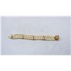 Image 7 : 14K GOLD 3 ROW AKOYA PEARL & SAPPHIRE BRACELET