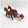 Image 3 : ESTATE ANTIQUE OVERLAND CIRCUS HORSE