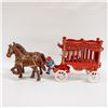 Image 6 : ESTATE ANTIQUE OVERLAND CIRCUS HORSE