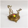 Image 3 : ESTATE ANTIQUE BRASS TILTING KETTLE/TEAPOT