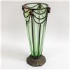 Image 3 : ESTATE TALL URANIUM GLASS VASE+BLACK LIGHT