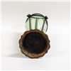 Image 5 : ESTATE TALL URANIUM GLASS VASE+BLACK LIGHT