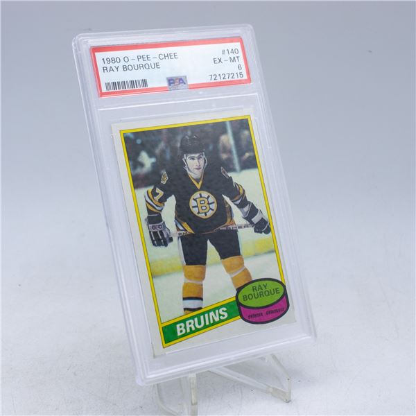 1980 OPC RAY BOURQUE RC PSA 6