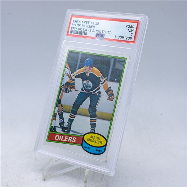 1980 OPC MARK MESSIER RC PSA 7
