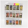 Image 1 : PARTIAL SET 1900S FLOWER CARDS