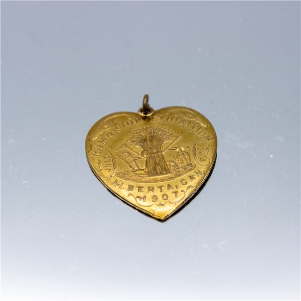 1907 EDMONTON EXHIBITION PENDANT