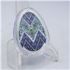 Image 2 : #5252-2026 $20 FINE SILVER PYSANKA 99.99% PURE