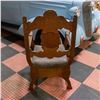 Image 5 : ANTIQUE ORANTE FULLY CARVED DOLPHIN HEAD ARMCHAIR