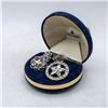 Image 1 : EASTERN STAR MASONIC BROOCH SET 19550S