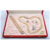 Image 1 : 1950S ORQUIDEA PEARL SET WITH BOX