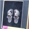 Image 2 : STERLING SILVER FRAMED SANDALS