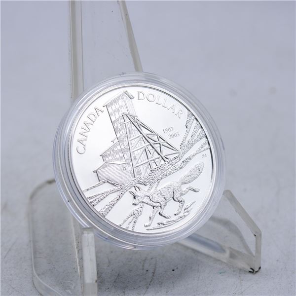 PURE SILVER 2003 CANADA UNCIRC DOLLAR COIN