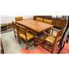 Image 2 : ANTIQUE RIDPATH JACOBEAN REVIVAL OAK DINING SUITE