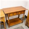 Image 1 : ANTIQUE JACOBEAN REVIVAL OAK CONSOLE TABLE, MID-20