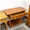 Image 3 : ANTIQUE JACOBEAN REVIVAL OAK CONSOLE TABLE, MID-20