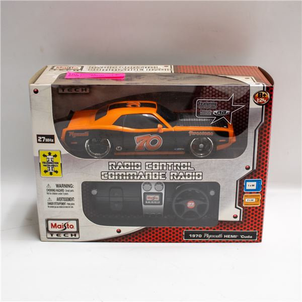 1970 PLYMOUTH HEMI CUDA REMOTE CONTROL CAR