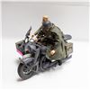 Image 2 : VINTAGE GERMAN MOTORCYCLE WITH 2 RIDERS