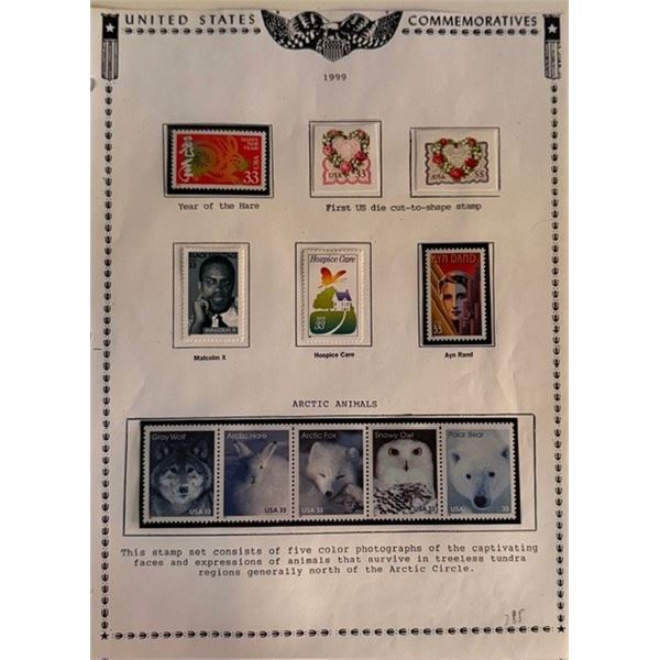 1999 U.S. Commemoratives – Year of the Hare, Art & Arctic Animals