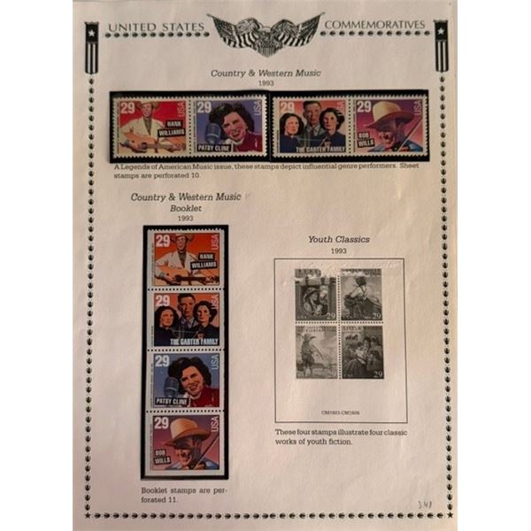 1993 U.S. Country & Western Music Booklets and Youth Classics