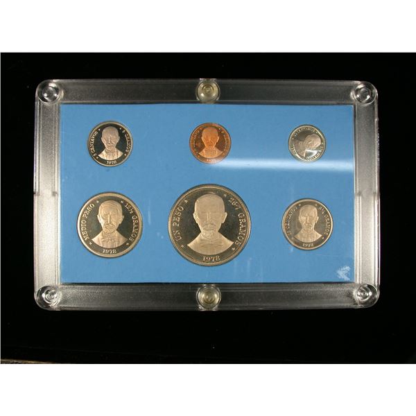 Dominican Republic 1978 Proof Set