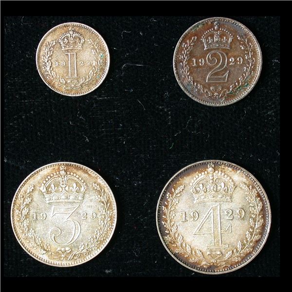 Great Britain 1929 Maundy Coinage