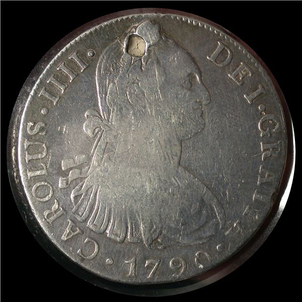 Guatemala 1790 Eight Reales, Scarce Year