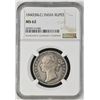 Image 3 : India 1840 Rupee, NGC MS-62
