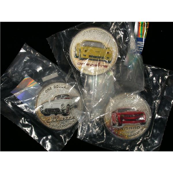 Palau 2008 $1 General Motors Centennial trio, Working Lights!