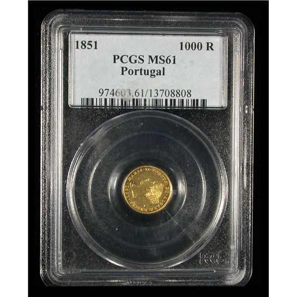 Portugal 1851 One Thousand Reis